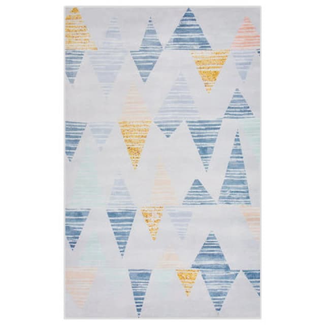 Beliani Rug Yayla Grey 140 X 200 Cm