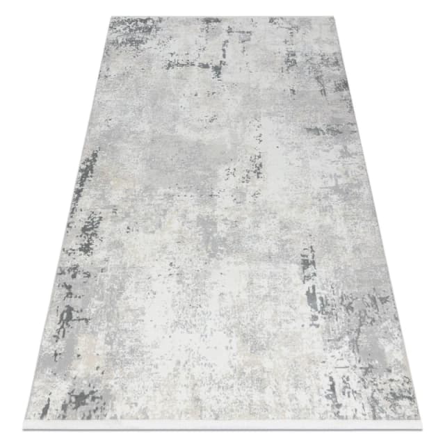 RugsX Modern Carpet Duke 51378 Cream / Grey - Concrete, Stone Structured, Ve 80X150 Cm