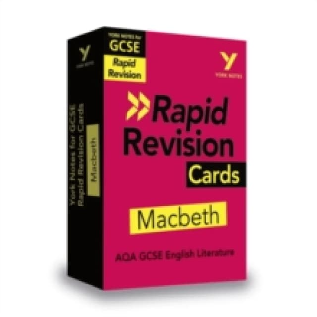 Susannah White York Notes for AQA GCSE (9-1) Rapid Revision Cards: Macbeth - catch up, revise and be ready for the 2025 and 2026 exams Book Multi unis