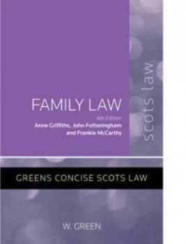 Family Law by Anne M. O Griffiths Book