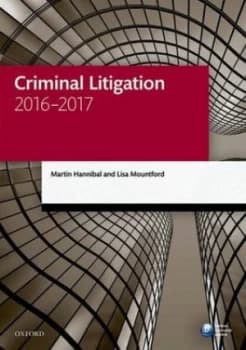 Criminal Litigation by Martin Hannibal Book