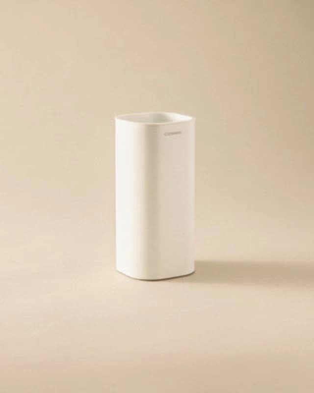 Cosmic Toothbrush Holder, Bathroom Tumbler, Stainless Steel, Matt White, Nea Collection