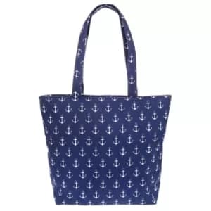 Nautical Tote Bag Navy