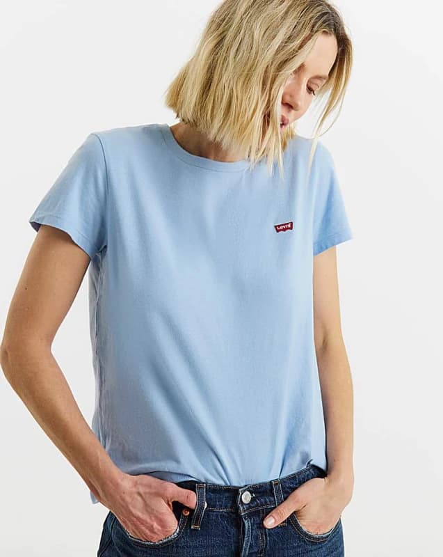 Levis Levis Perfect Tee Blue - Levis - Size: M Blue Female M ZD74402