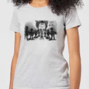 Toy Story Evil Dr Pork Chop Speech Womens T-Shirt - Grey - 3XL