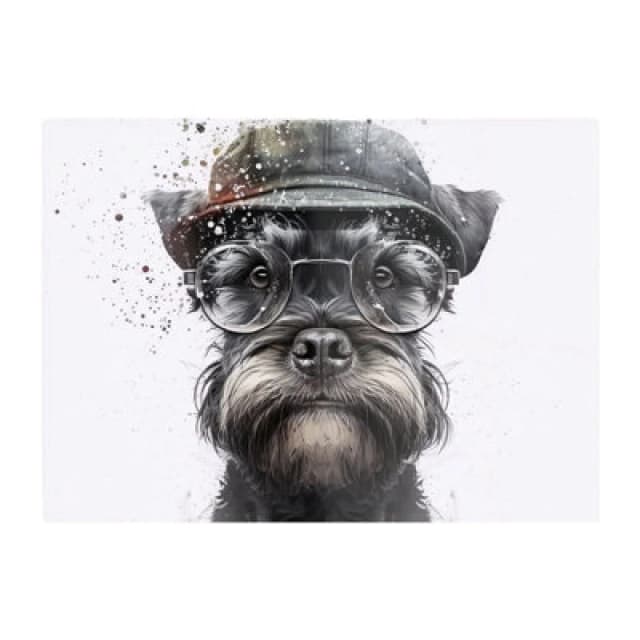 Warren Reed Designer Miniature Schnauzer Dog Chopping Board