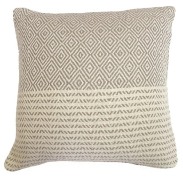 Rapport Home Rona Cushion Cover (43x43) in Natural Size: 43cm x 43cm Natural Unisex 43cm x 43 cm