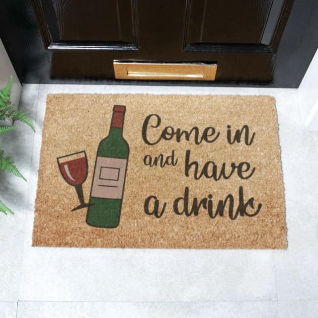 Artsy Doormats Come In And Have A Drink Doormat (60 X 40Cm)
