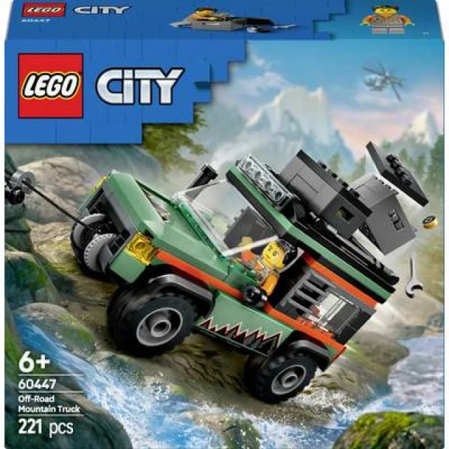 LEGO LEGO City Off-Road 4x4 Mountain Truck, Toy Vehicle Set 60447