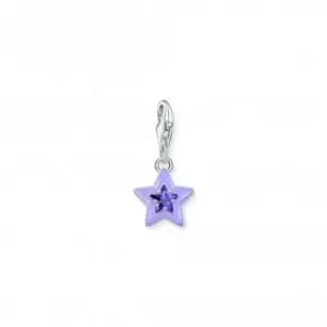 Charmista Sterling Silver Violet Enamel Star Charm 2039-041-13