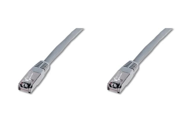 Digitus CAT 6. S-FTP. AWG 26/7. 1m networking cable Grey Cat6 S/FTP (