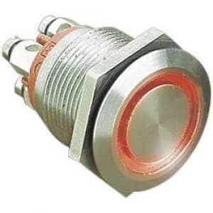 Tamper proof pushbutton 24 Vdc 0.05 A 1 x OffOn Bulgin