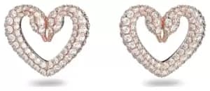 Swarovski 5628659 UNA Rose-Gold Coloured Swan Neck Heart Jewellery
