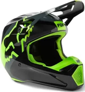 FOX V1 Xpozr Youth Motocross Helmet, black-grey Size M black-grey, Size M