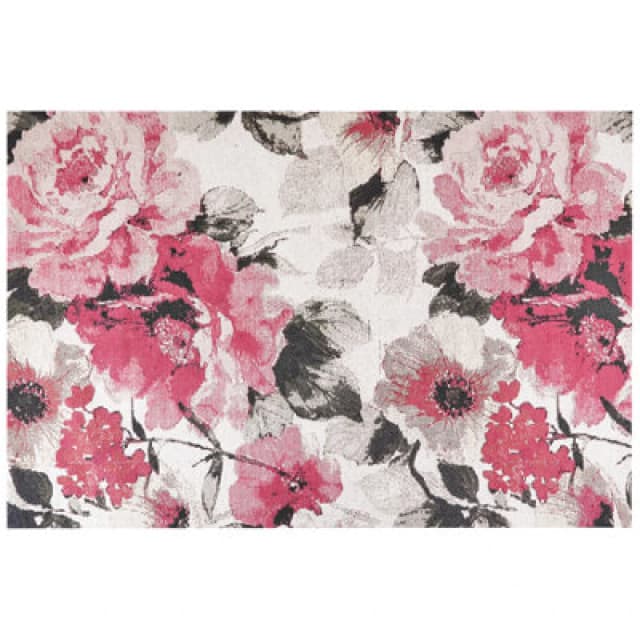 Beliani Rug Ejaz Pink 200 X 300 Cm Cotton