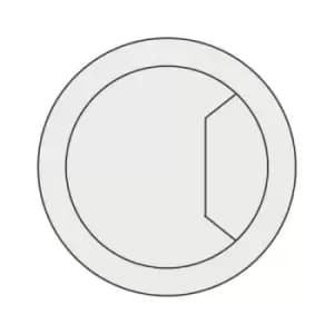 Trend Desk Work Top Cable Tidy Inserts Grey 80mm