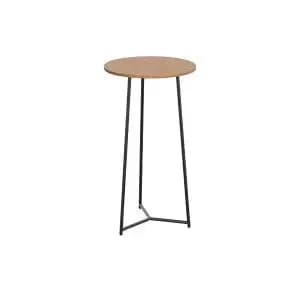 Jemini Trinity High Table 600x600x1110mm Nova OakBlack KF823544