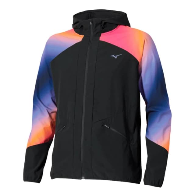 Mizuno Active Alpha Hanabi Jacket Black Pink, Size S
