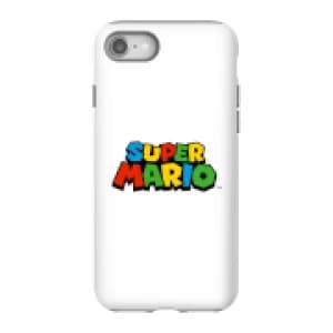Nintendo Super Mario Colour Logo Phone Case - iPhone 8 - Tough Case - Gloss