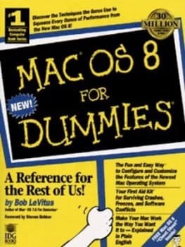 Mac Os8 for Dummies by Bob Levitus Paperback