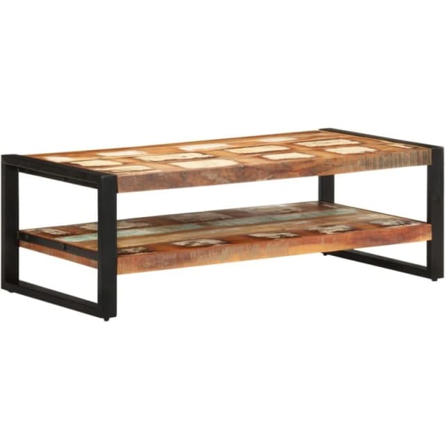 VIDAXL Coffee Table 120x60x40cm Solid Reclaimed Wood Vidaxl 8720286447543