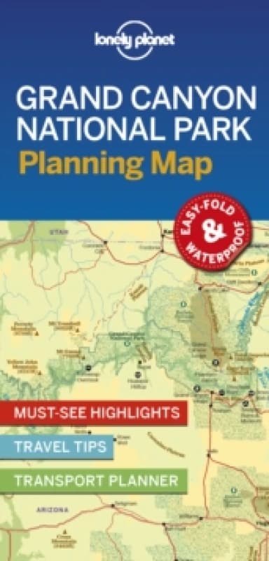 Lonely Planet Grand Canyon National Park Planning Map Sheet map, folded