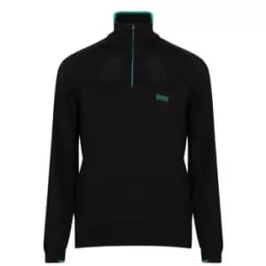 Boss Zescon quarter Zip Sweater - Black