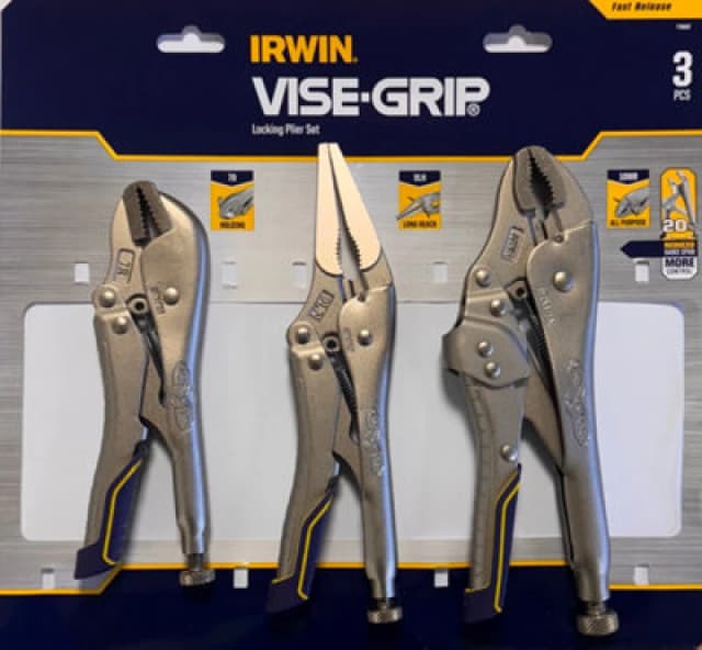 Vise-Grip 3 Piece Fast Release Locking Plier Set T76KBT