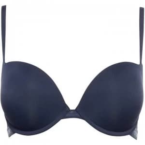 Tommy Bodywear Sheer Flex Micro Push Up Bra - Navy