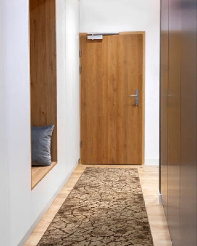 RugsX Runner Karmel Terra Cracked Ground Nut 70Cm 70X100 Cm