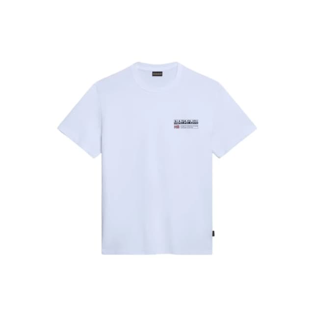 Napapijri S-KASBA Bright White 002 Regular Fit T-Shirts S White 29691401350
