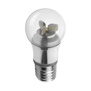 Kosnic 5.5W KTC LED ES/E27 Golf Ball Warm White - KTC5.5GLF/E27-SLV-N27