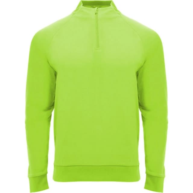 ROLY Epiro Quarter Zip Long-Sleeved Sweatshirt in Light Green Size: 4 Years Light Green Unisex 4 Years