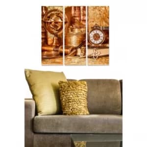 MDF332019371 Multicolor Decorative MDF Painting (3 Pieces)