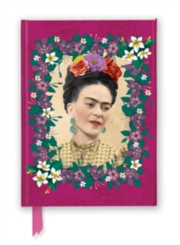 Frida Kahlo: Dark Pink (Foiled Journal) Notebook / blank book
