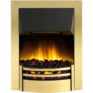 Dimplex Kansas KNS20 Coal Bed Inset Fire - Brass