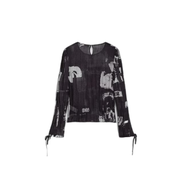 Desigual Womens blouse Desigual Breaking New Noir Female L