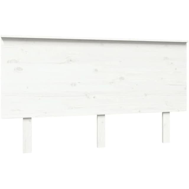 Vidaxl Bed Headboard White 144X6X82.5cm Solid Wood Pine, White 819171