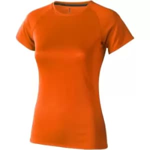 Elevate Womens/Ladies Niagara Short Sleeve T-Shirt (M) (Orange)