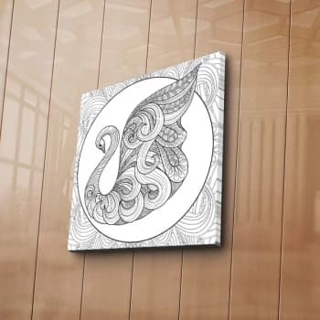 BOYA-34 - No Pen Multicolor Paintable Decorative Canvas Painting