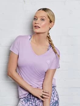 Dare 2b Laura Whitmore Vigilant T-Shirt - Lavender, Lavender, Size 10, Women
