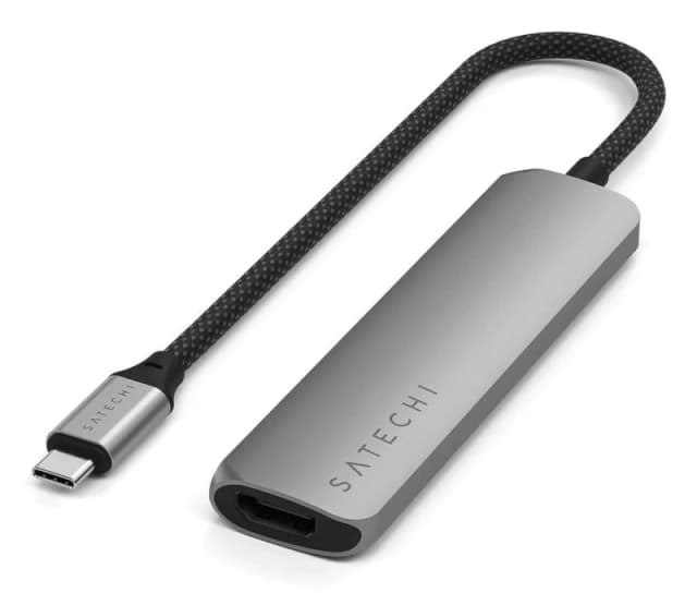 Satechi Satechi ST-P4SM interface hub USB Type-C 10000 Mbps Grey ST-P4SM