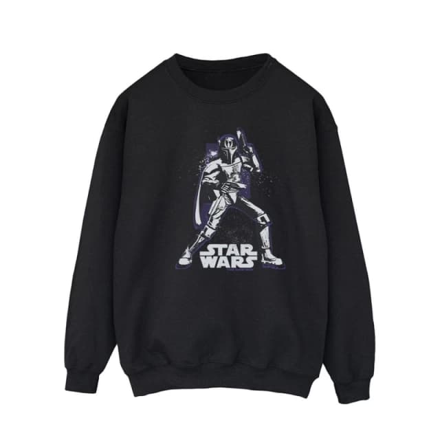 Star Wars Star Wars Men Darth Vader Pose Sweatshirt in Black Size: Small Black S Male 5063376952934