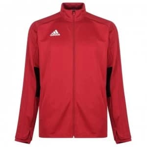 adidas Track Jacket Mens - Red/Black