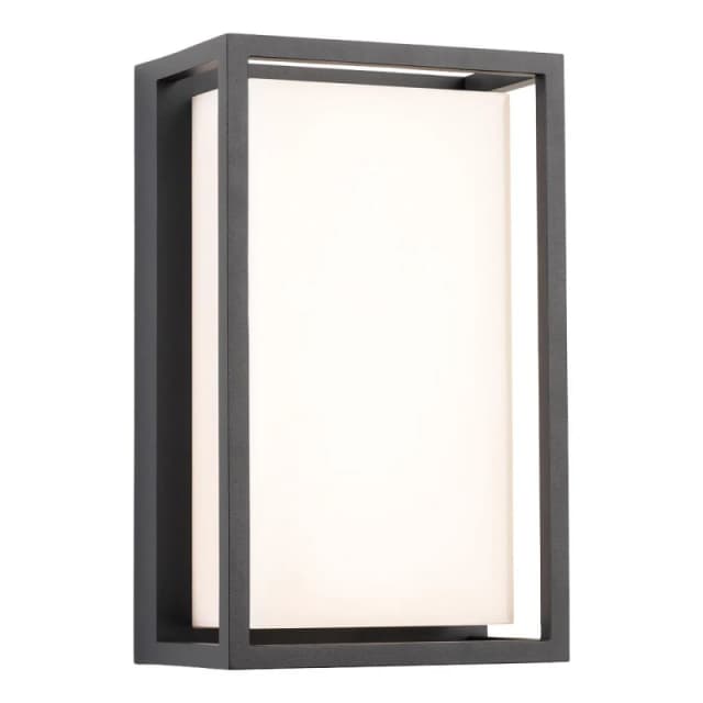 Firstlight LED Lyon Outdoor Wall Half Lantern 3000K and 4000K and 5000K Opal in Graphite