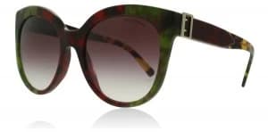 Burberry BE4243 Sunglasses Havana Green/Bordeaux/Green 36388H 55mm