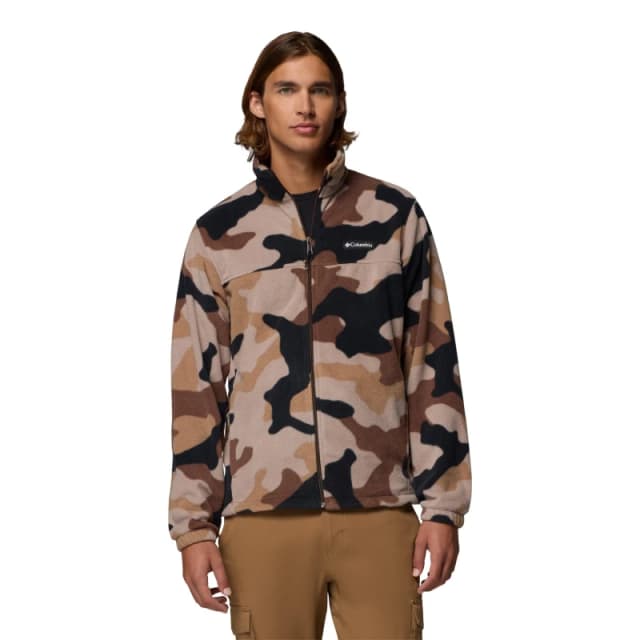 Columbia Steens Mountain Fleece Jacket Mens Camo male Small