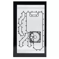 Stealkey Customs Lian Li O11D Mini Front MK2 D5 Distroplate - Acrylic - Black