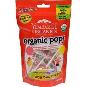 Yummy Earth Organic Lollipops Assorted Flavors - 3 oz
