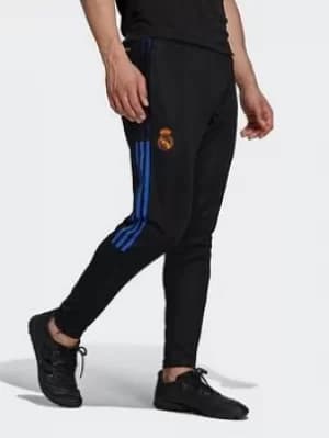 adidas Real Madrid Tiro Training Tracksuit Bottoms, Black Size M Men